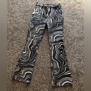 Neutrals 70s swirl pants